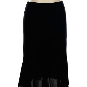 Saint Tropez West Black Midi Pencil Skirt